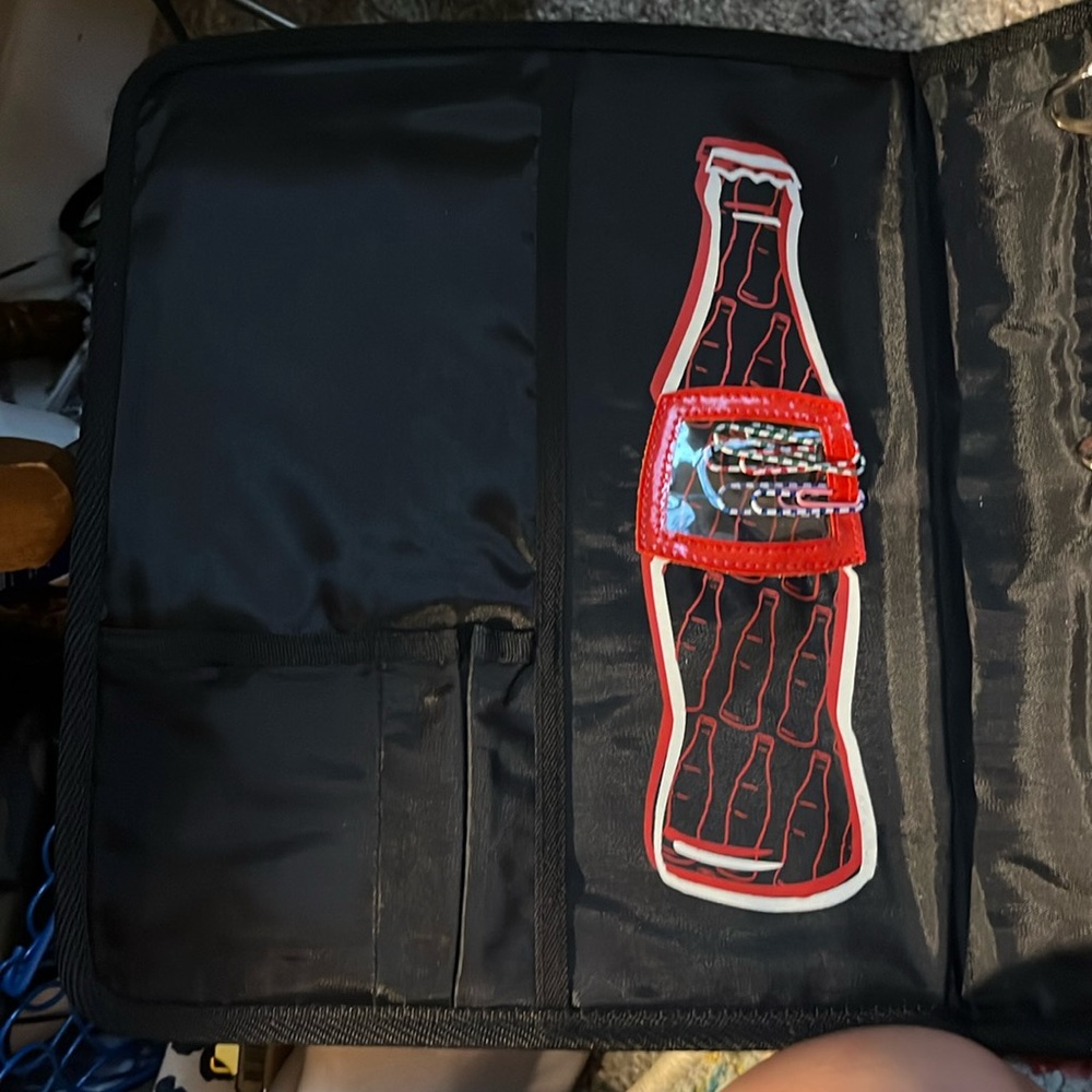 Vintage Coca-Cola trapper keeper